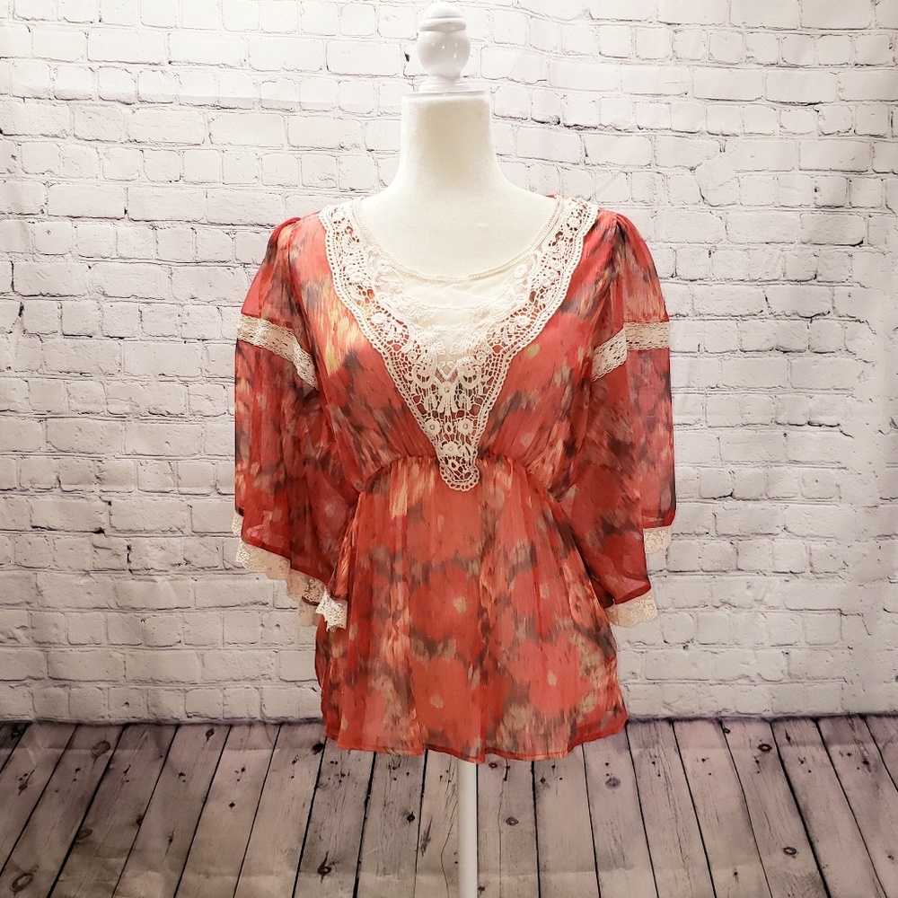 Free People Daydreamer boho top.  Small